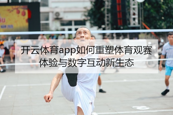 开云体育app如何重塑体育观赛体验与数字互动新生态